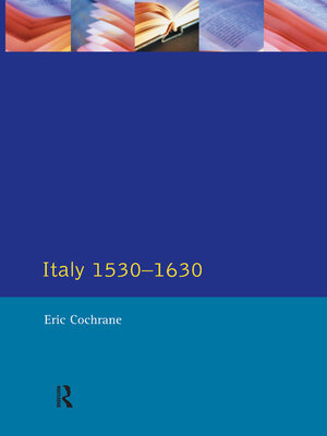 cover image of Italy 1530-1630